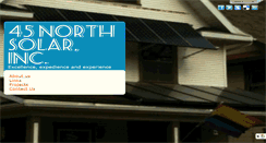 Desktop Screenshot of 45northsolar.com